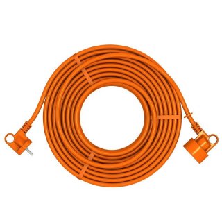 Verlngerungskabel ohne Schuko 2&#215;1 &#8211; 50m Kabel Orange
