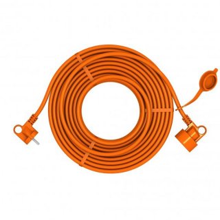 Verlngerungskabel ohne Schuko 2&#215;1 &#8211; 40m Kabel Orange