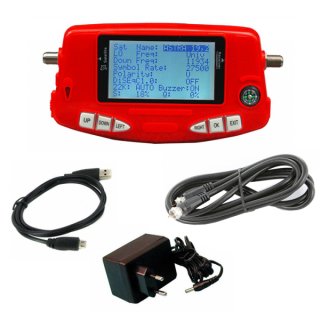 HD-LINE SF-650 Digital Messgert LCD HD Satfinder mit Kompass und Ton