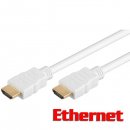 15m HDMI 1.4 Highspeed / Ethernet Goldstecker wei