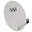 SAB Sat Schüssel Antenne Stahl 80cm Lichtgrau