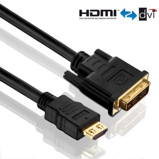 HDMI-DVI Kabel vergoldete Kontakte HDMI Stecker auf DVI 18+1 Stecker 7.5m